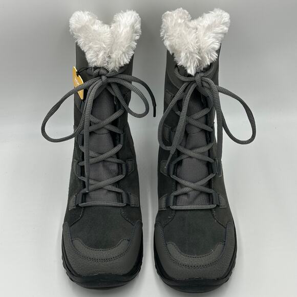 NWT Columbia Ice Maiden II Gray Winter Boots Womens Size 6 200g Insulation NEW - Picture 4 of 16